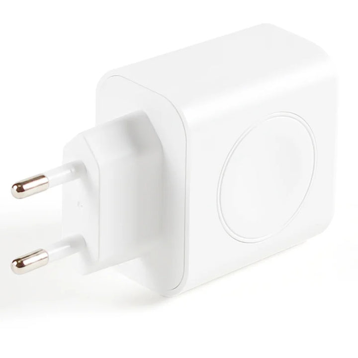3-in-1 wireless charger compatible with Apple Watch and iPhone, PD20W charger with 2 ports USB-C and USB-A fast charger compatib