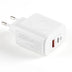 3-in-1 wireless charger compatible with Apple Watch and iPhone, PD20W charger with 2 ports USB-C and USB-A fast charger compatib